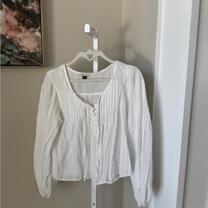 American Eagle Outfitters White Blouse